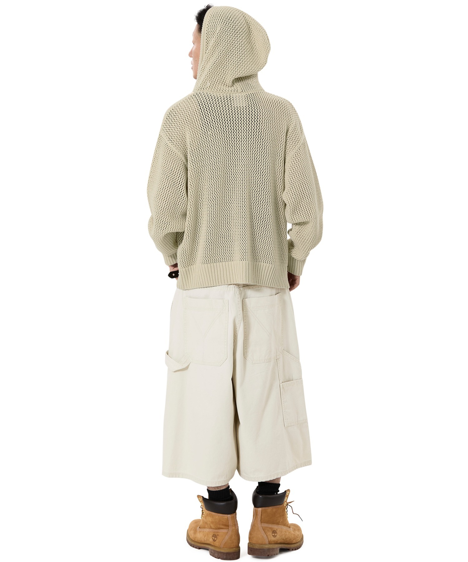 OY/オーワイ』PRAY HARD KNIT HOODIE ZIP UP/プレイハードニットジップ