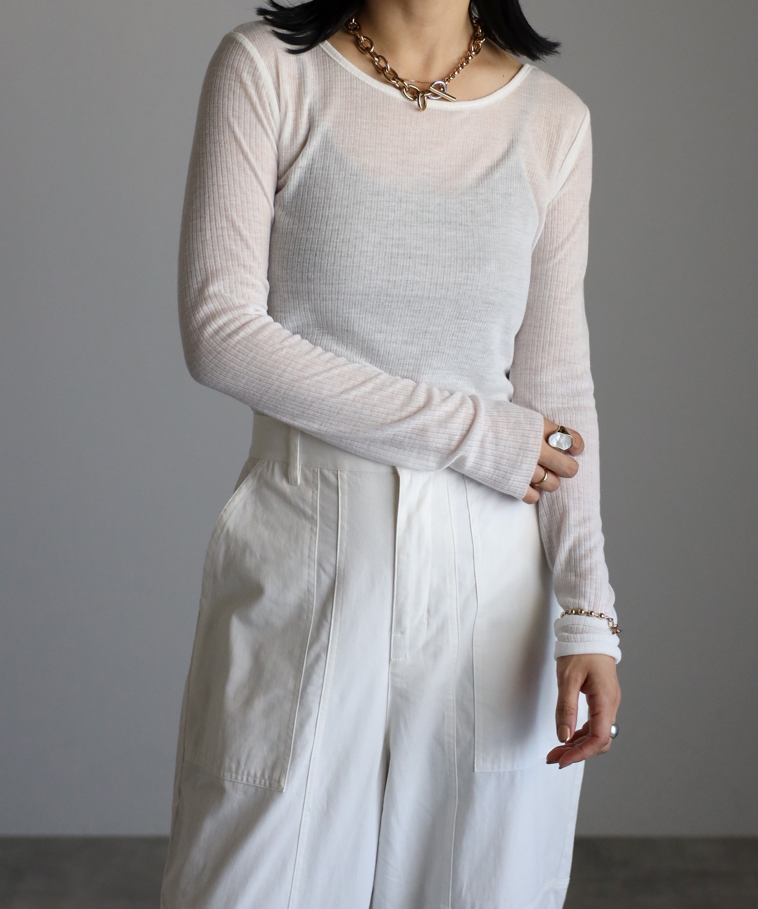 model:162cm  着用サイズ:FREE