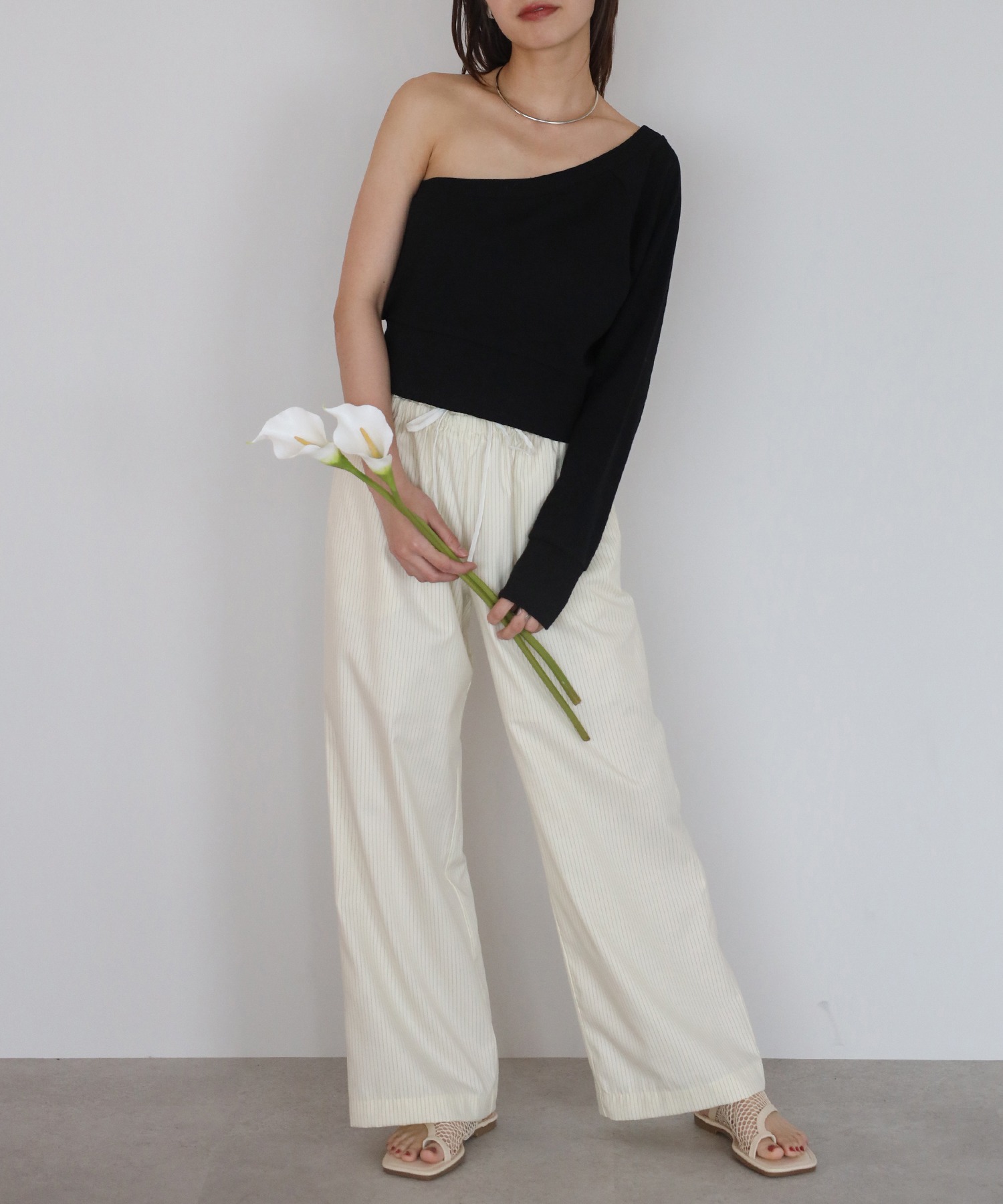 model：H163 着用サイズ：FREE