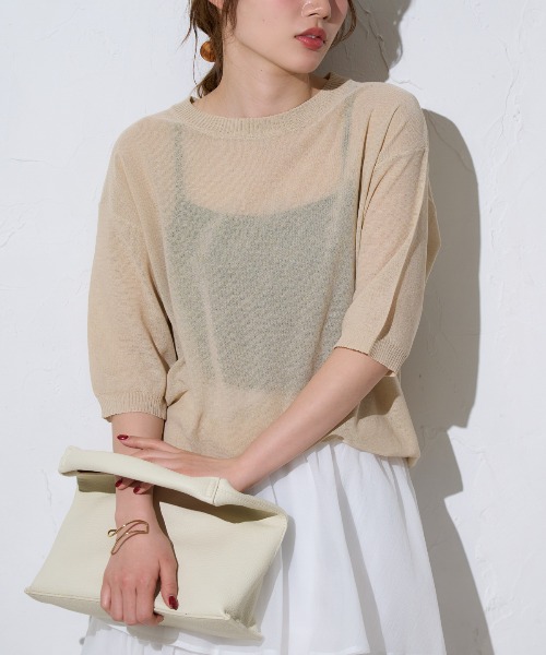 model：163cm / size：F