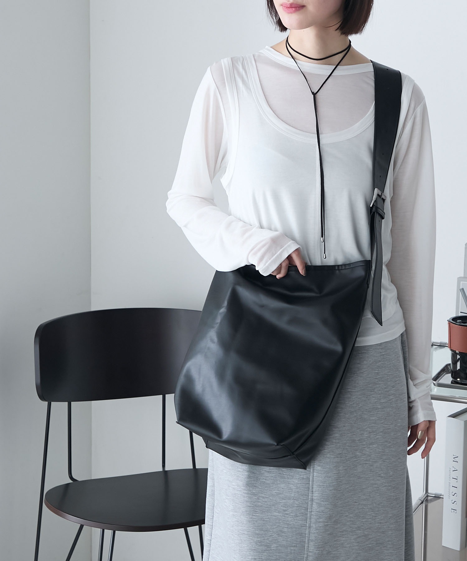 forksy.】ワンハンドル バケツ ショルダーバッグ forksy.│MONO-MART