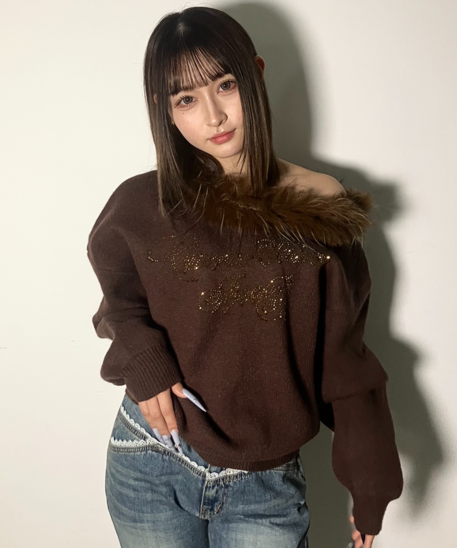 A'GEM/9 × .kom 『.kom/ドットケーオーエム』 フェイクファー付き A'GEM/9 × .kom 『.kom/ドットケーオーエム』 フェイクファー付き