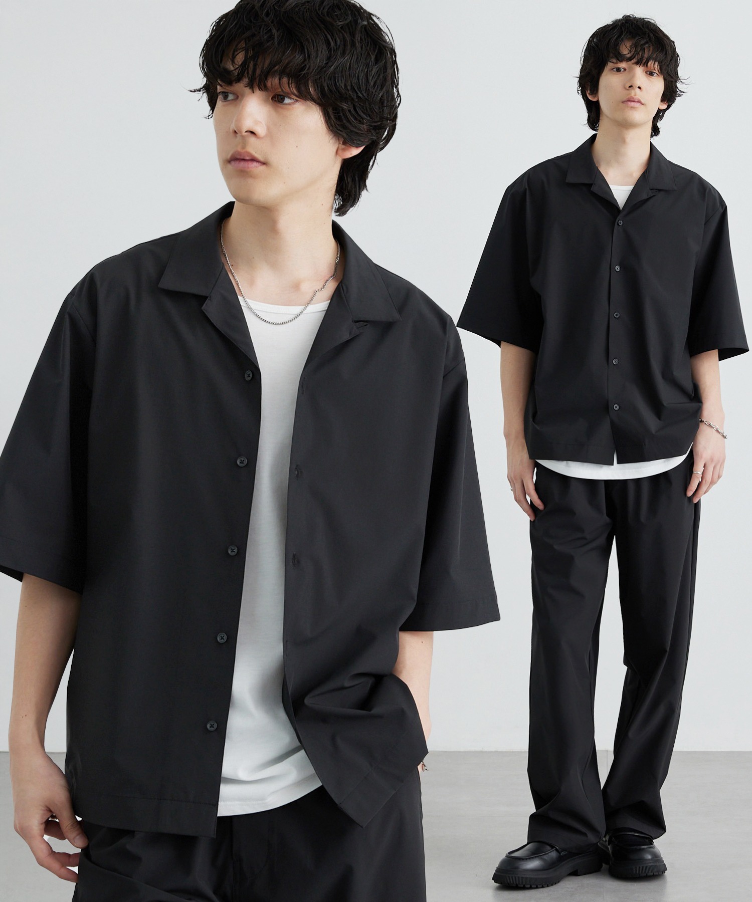 セットアップ3点セット/接触冷感・UVカット・イージーケア】高機能