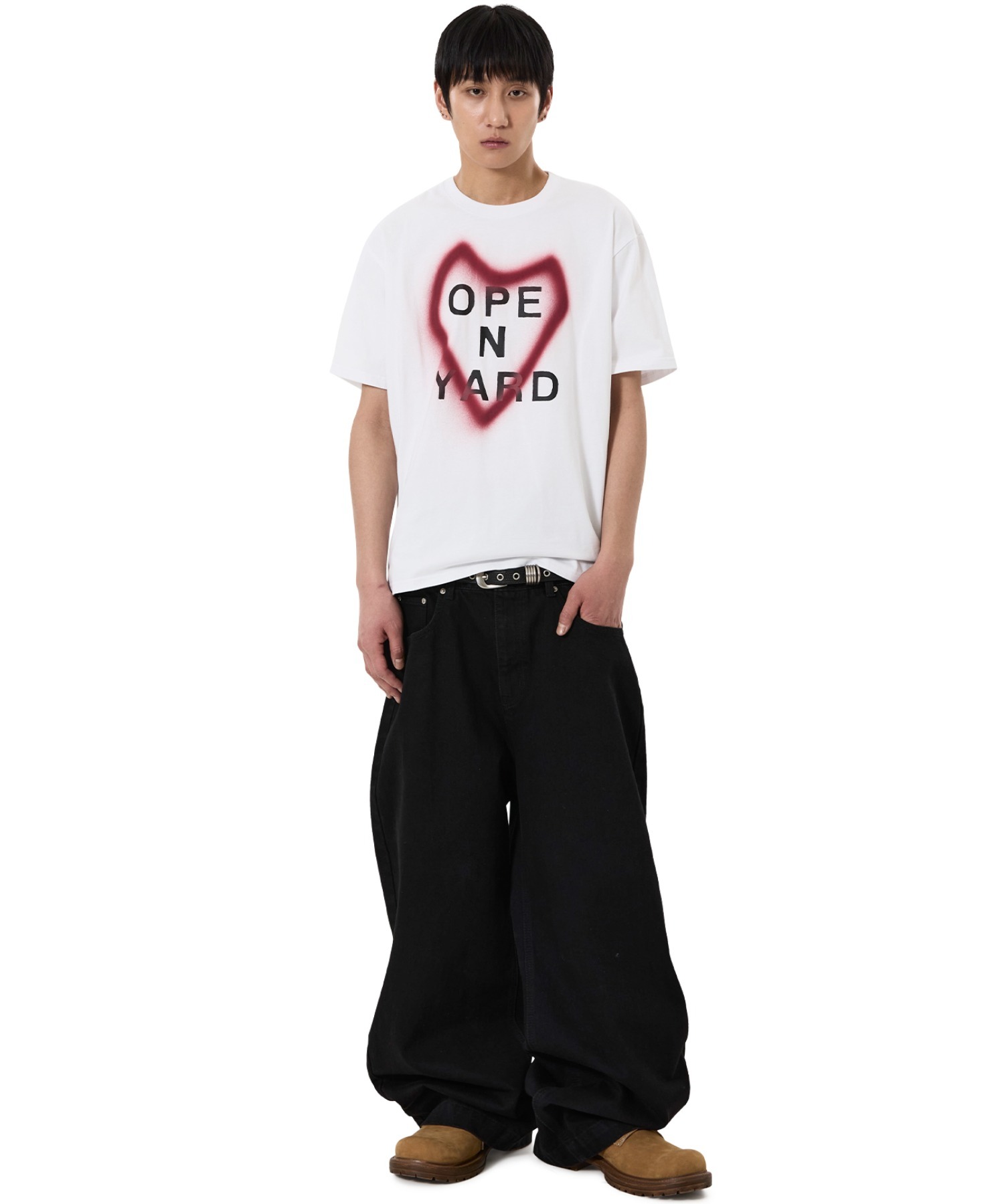 OY/オーワイ』SPRAY HEART TEE/スプレーハートTシャツ OY│A'GEM/9