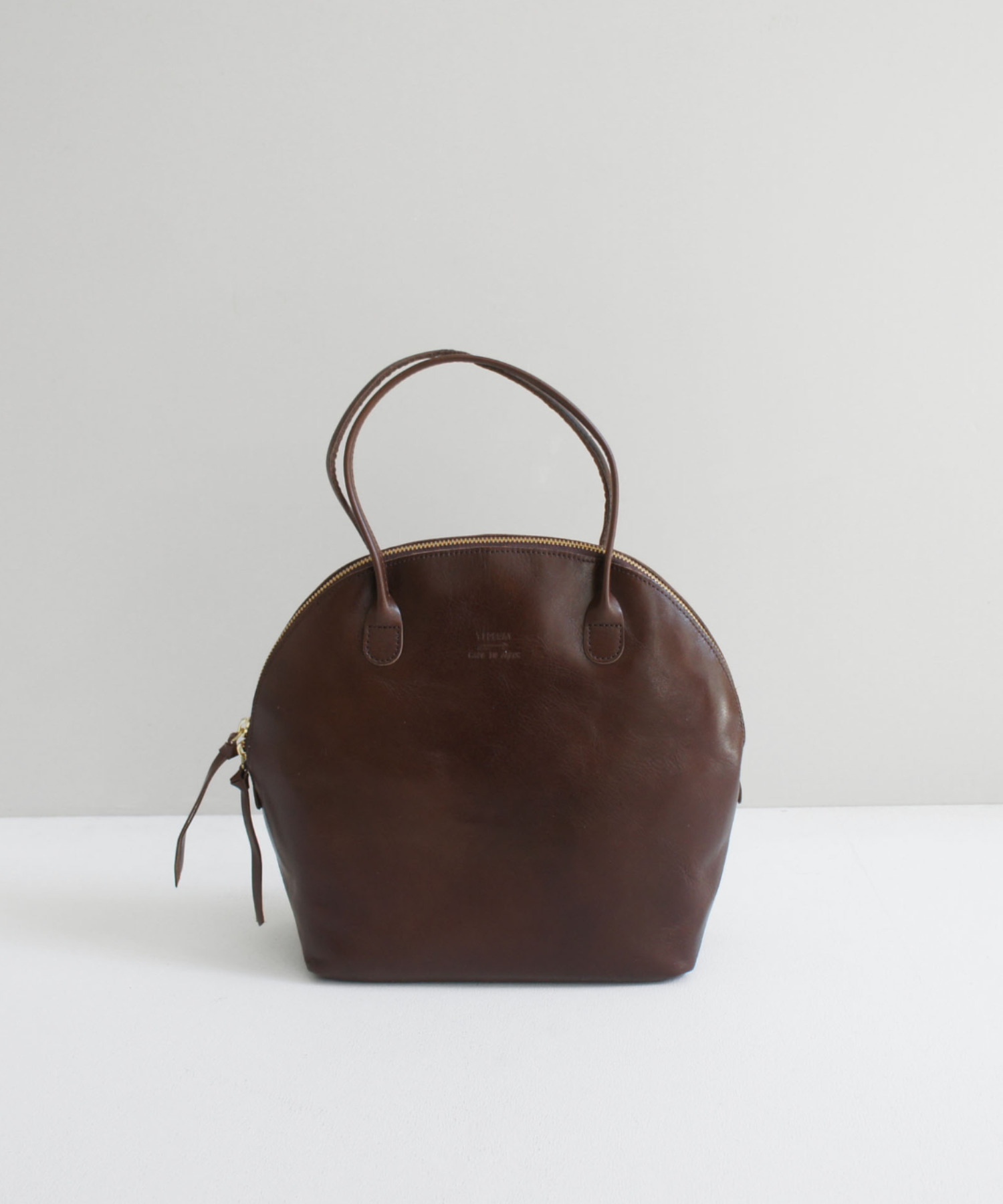 LIGHT LEATHER BOSTON/M/トート