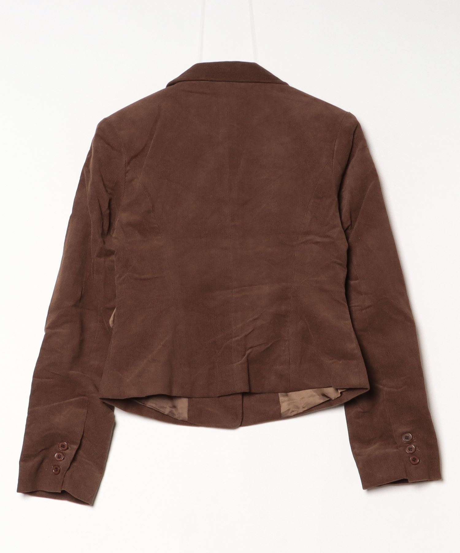 Y8152*カレントエリオット☆コーデュロイ☆ジャケット☆茶ブラウン Y8152*カレントエリオット☆コーデュロイ☆ジャケット☆茶