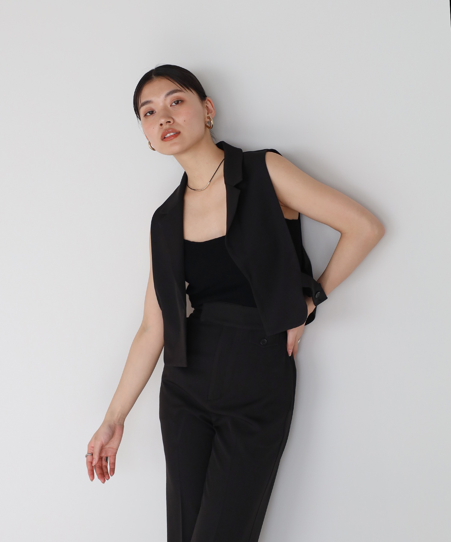model：H167 着用サイズ：FREE