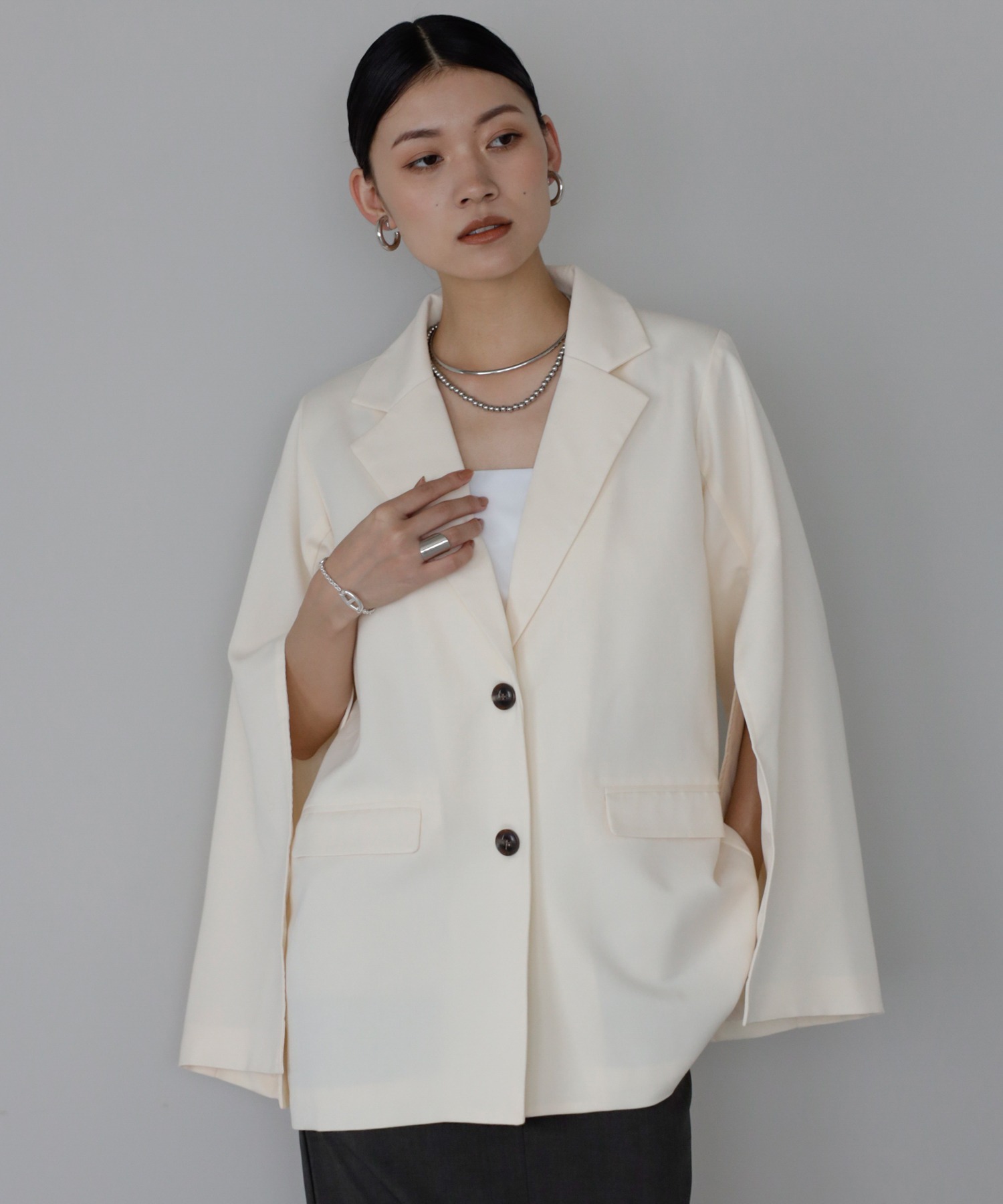 model：H167 着用サイズ：FREE
