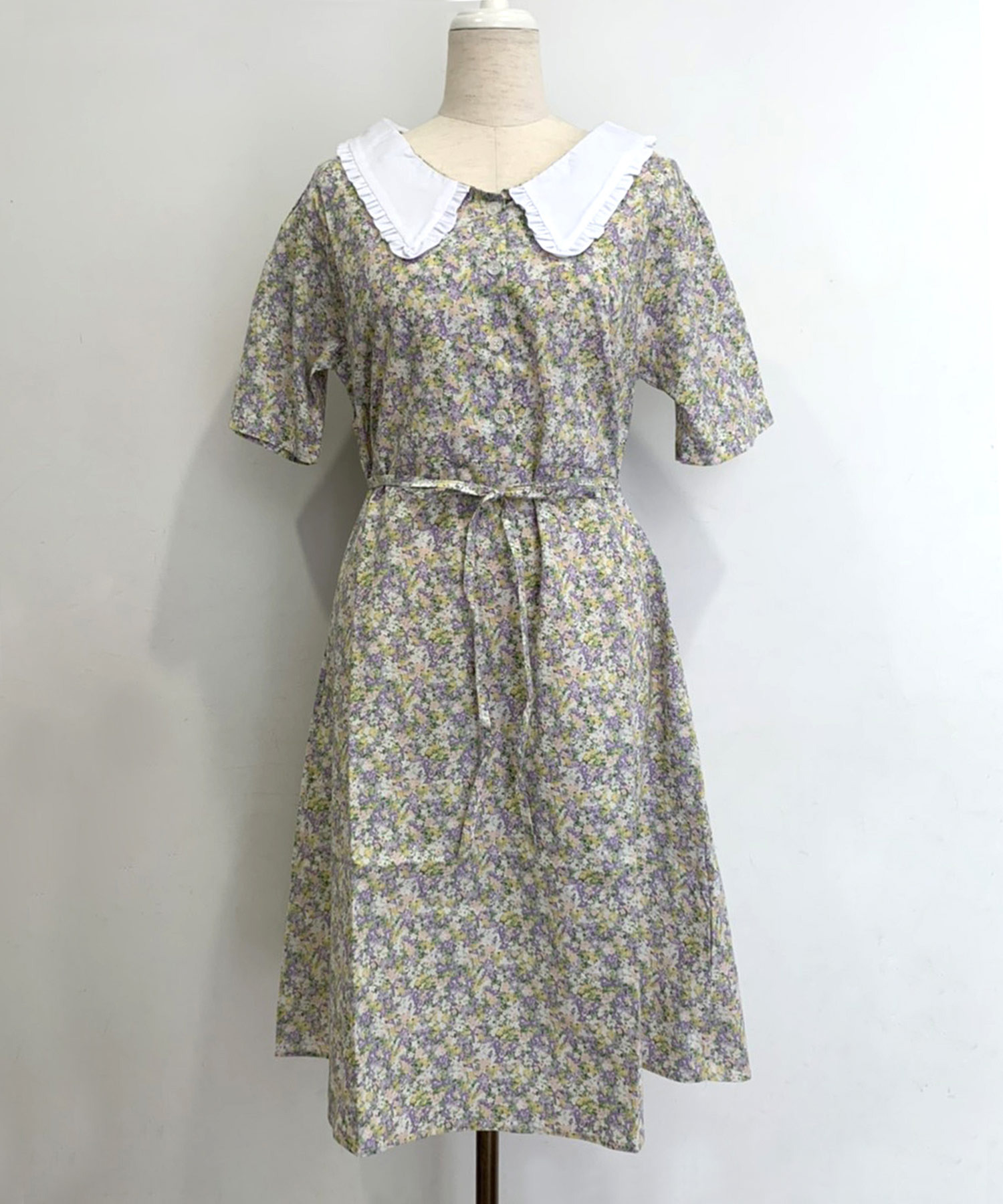 Titty Co Petit フリルカラー花柄ワンピース Titty Co Titty Co Online Store ティティーアンドコー オンラインストア