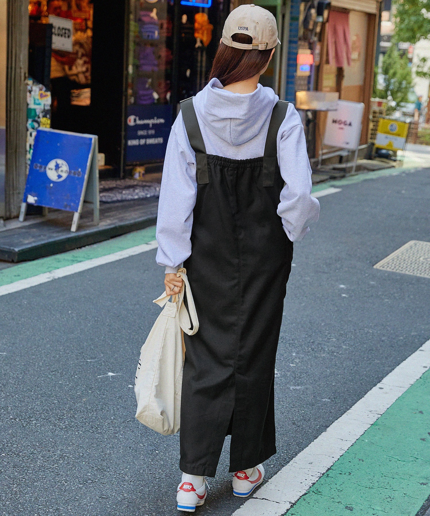 古着リメイク パッチワーク ジャンパースカート Dickies 古着リメイク パッチワーク ジャンパースカート Dickies
