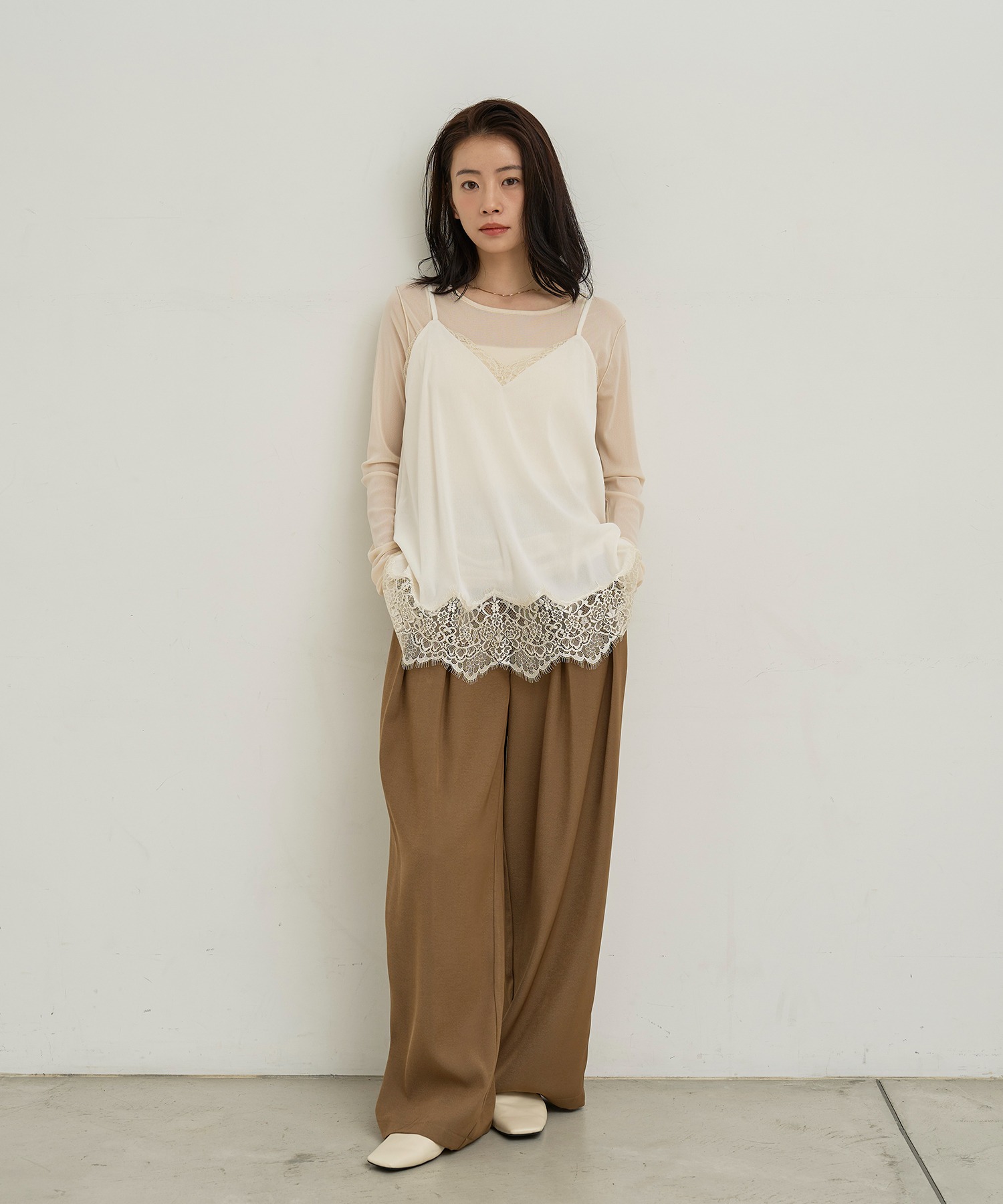model：H162　着用サイズ：F