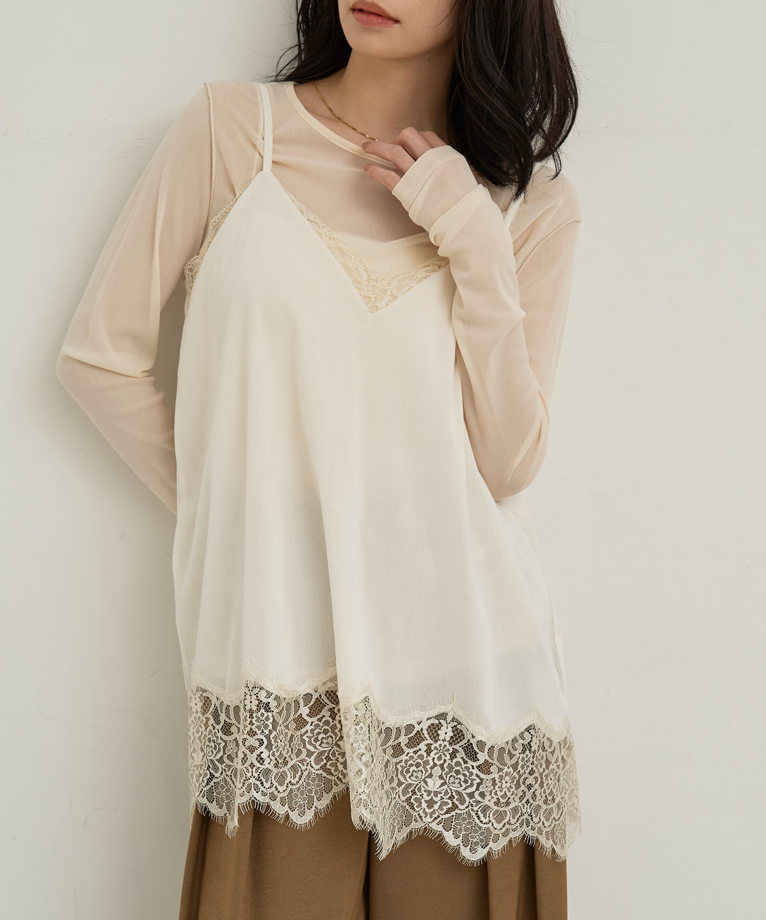 model：H162　着用サイズ：F