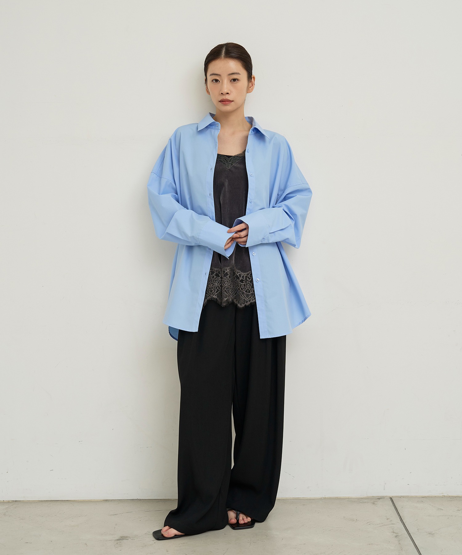 model：H162　着用サイズ：F