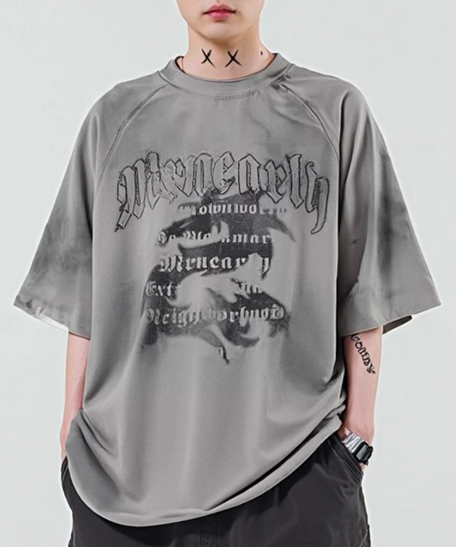 tシャツ A'GEM/9 × .kom 「ARULE/アルール」 スプレースターTシャツ レディース A'GEM/9 × .kom 『ARULE/アルール』 スプレースターTシャツ