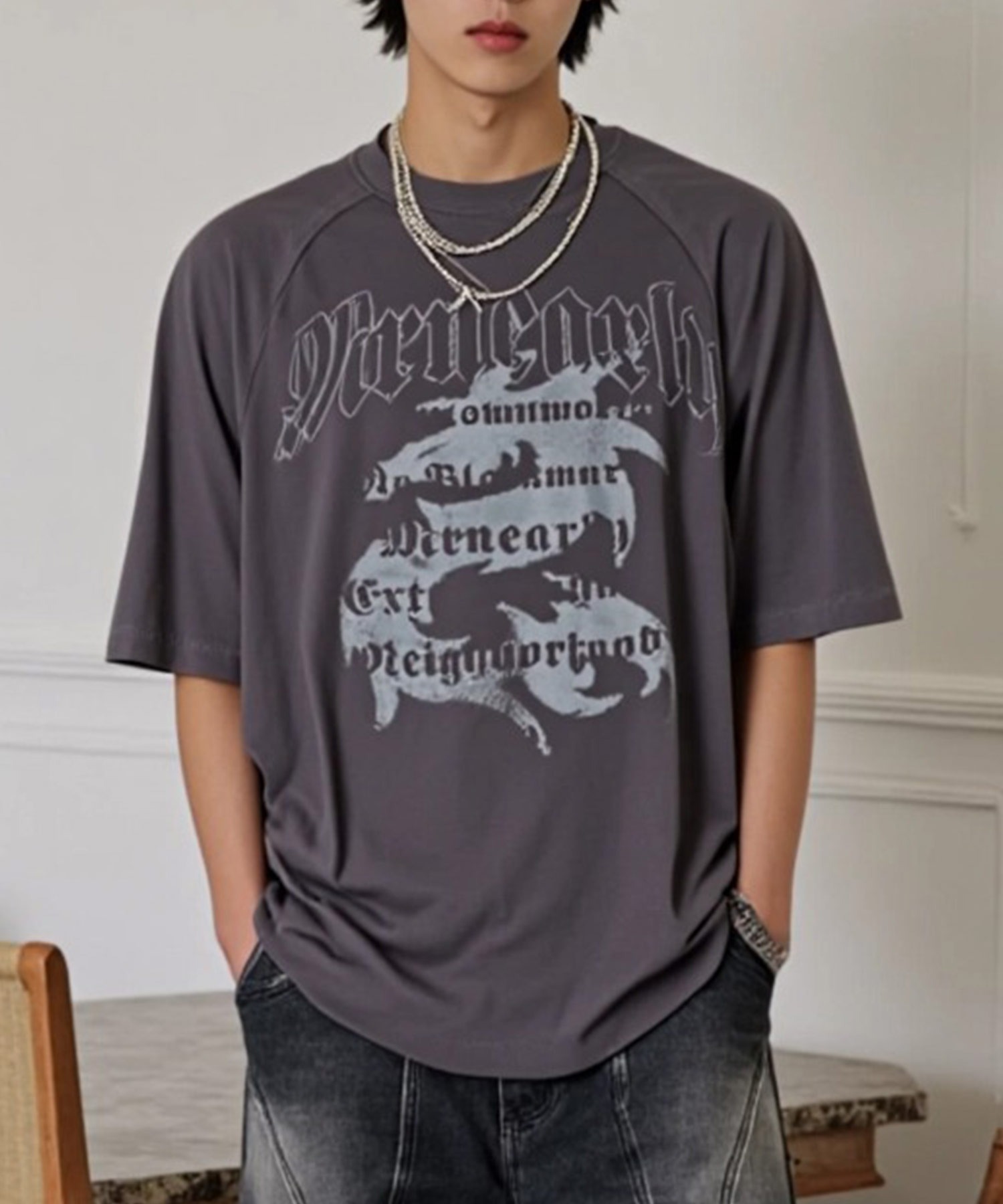 Y*️様 L'Appartement STAMMBAUM イーグルTシャツ A'GEM/9 × .kom 『ARULE/アルール』スプレー＆プリントTシャツ ARULE