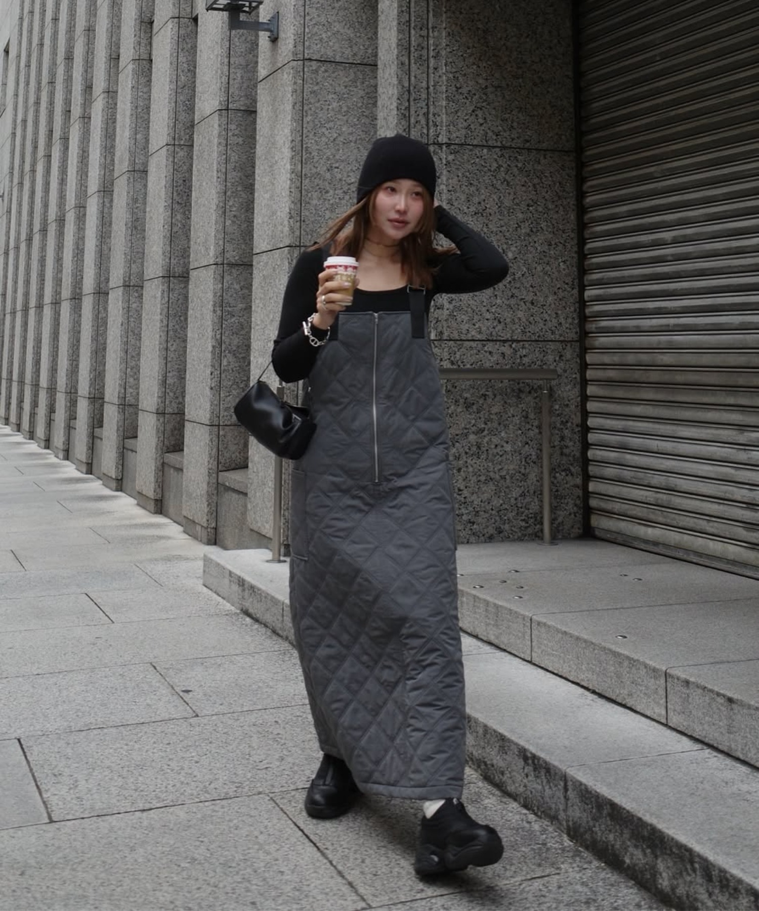 model：H163 着用サイズ：FREE