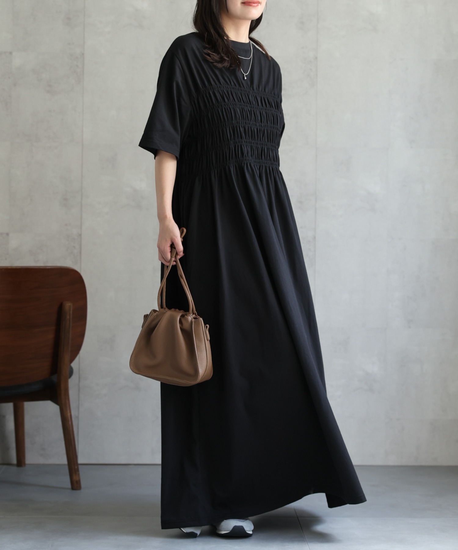 model：156cm 着用サイズ：Mサイズ