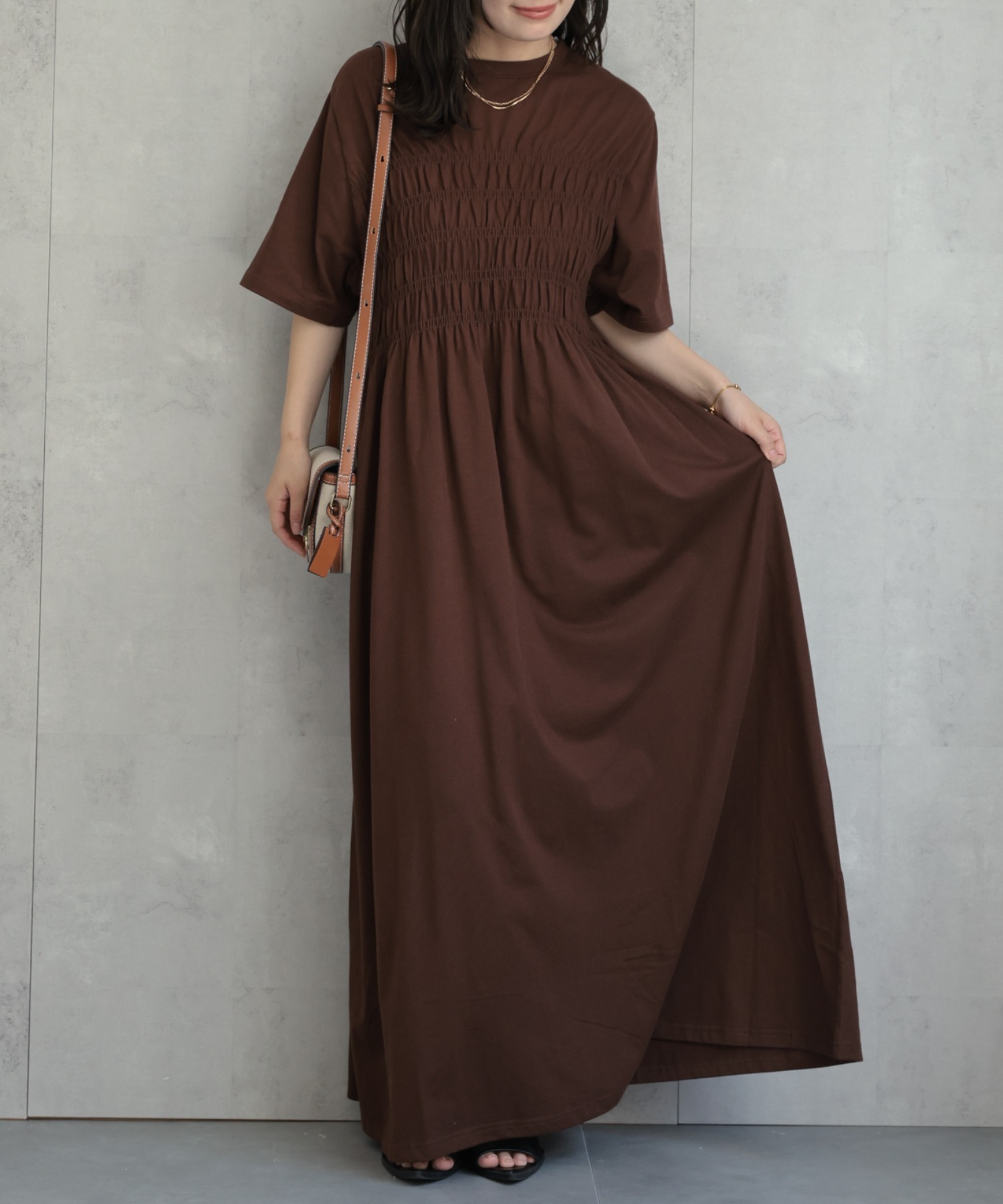 model：156cm 着用サイズ：Mサイズ