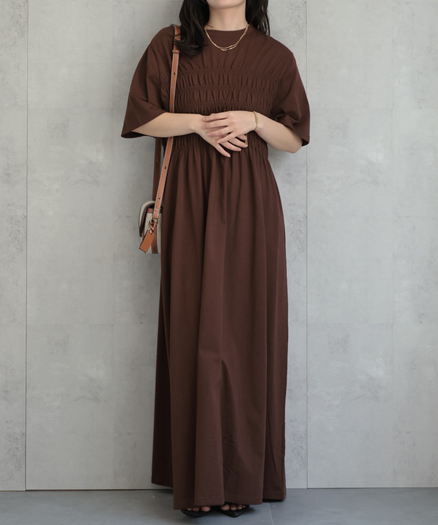 model：156cm 着用サイズ：Mサイズ