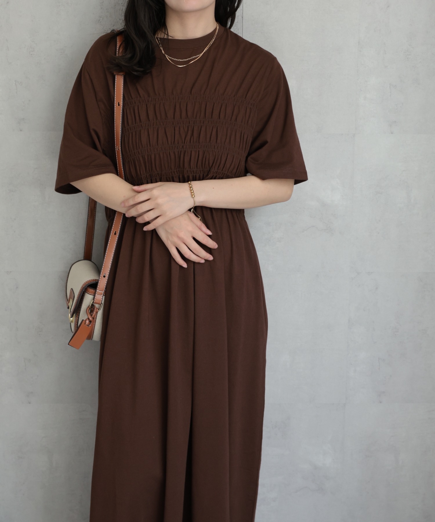 model：156cm 着用サイズ：Mサイズ