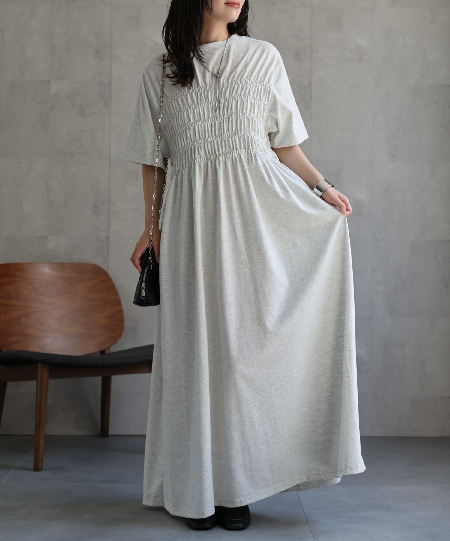 model：156cm 着用サイズ：Mサイズ