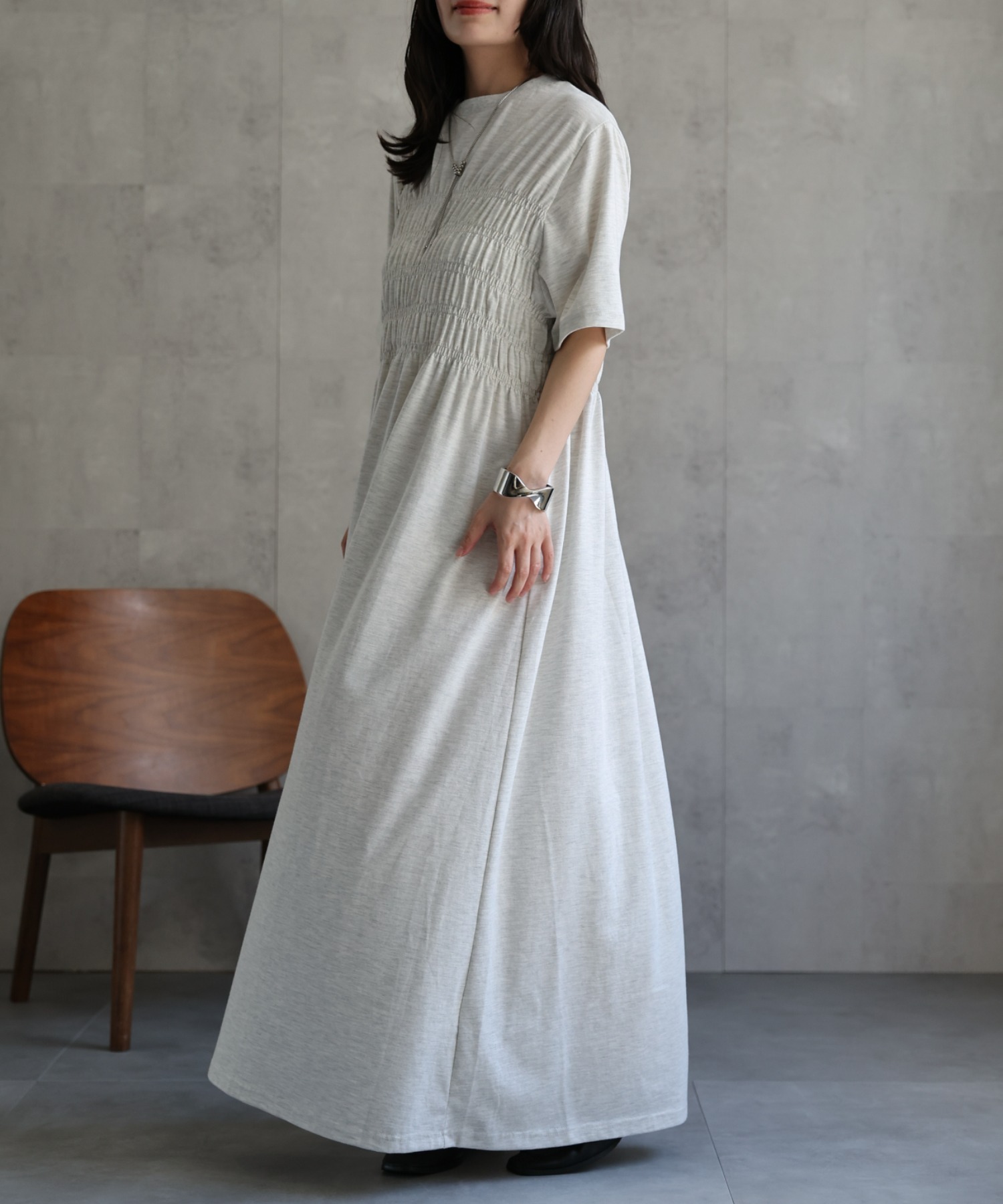 model：156cm 着用サイズ：Mサイズ