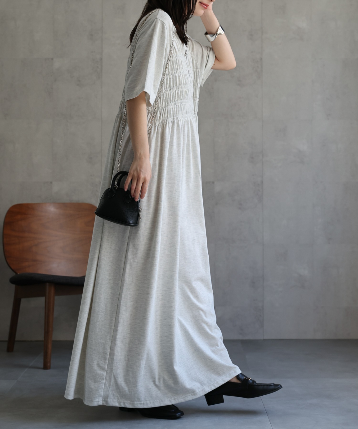 model：156cm 着用サイズ：Mサイズ