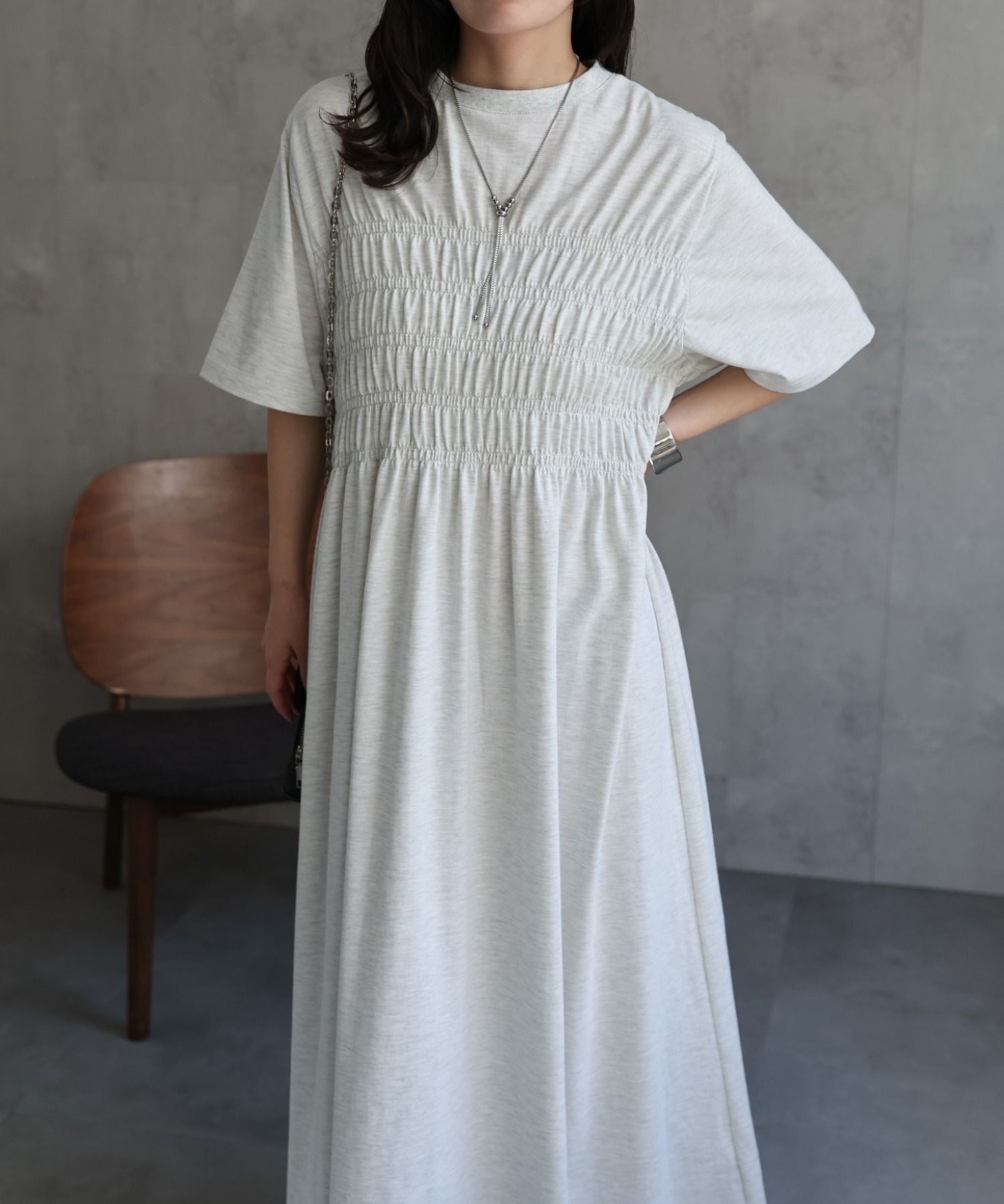 model：156cm 着用サイズ：Mサイズ