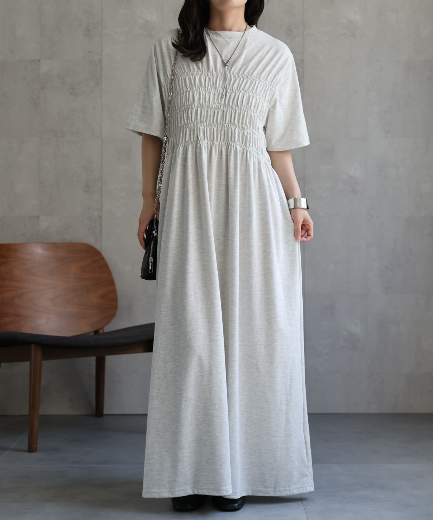 model：156cm 着用サイズ：Mサイズ