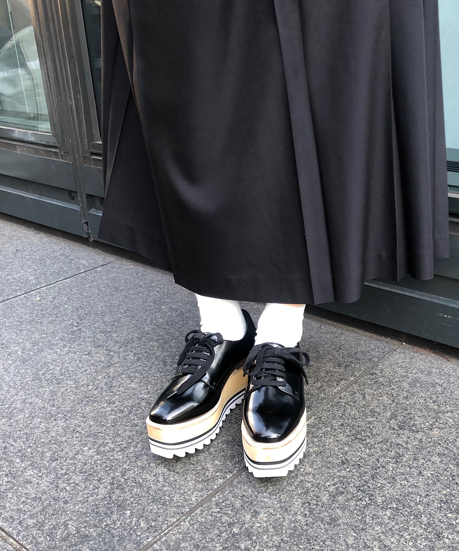 シャークソール厚底レースアップシューズ Jeffrey Campbell│Jeffrey