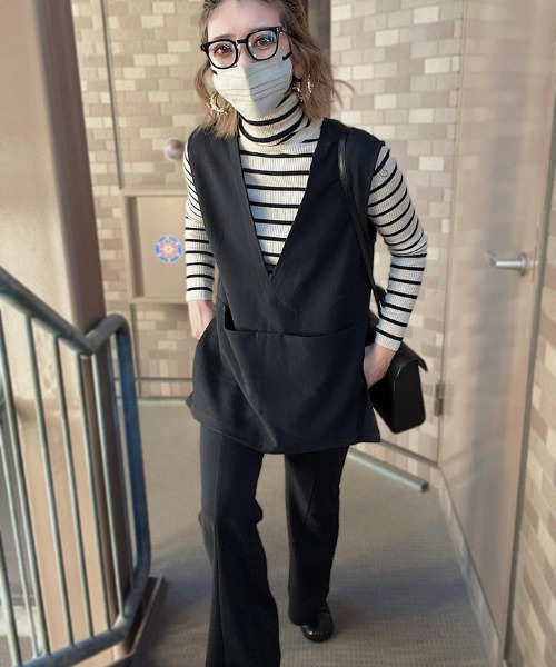 model：H161 着用サイズ：FREE