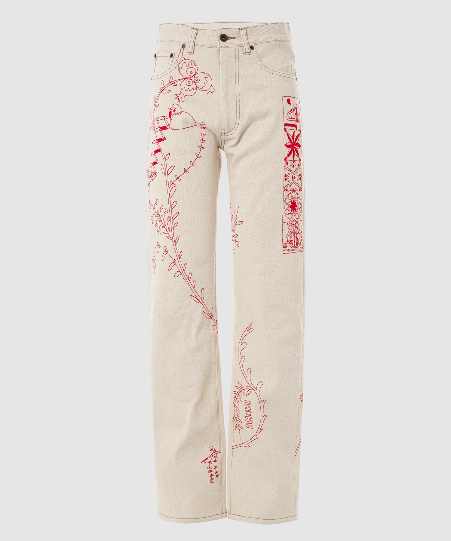 KHOKI 「suzani collage trousers」 | www.stylos.com.br