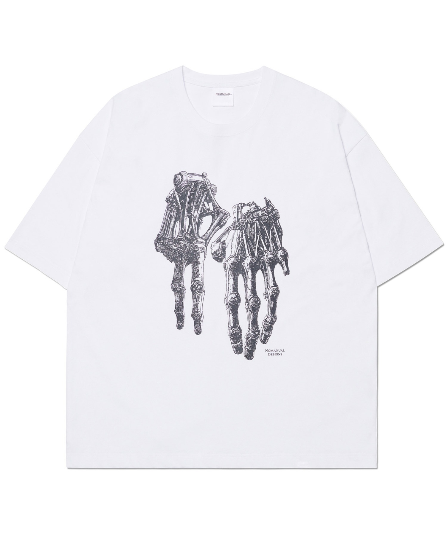 tシャツ A'GEM/9 × .kom 「NOMANUAL/ノーマニュアル」 ROBOTIC HAND NM T-SHIRT/ロボティック ハンド N A'GEM/9 × .kom 『NOMANUAL/ノーマニュアル』 ROBOTIC HAND NM T