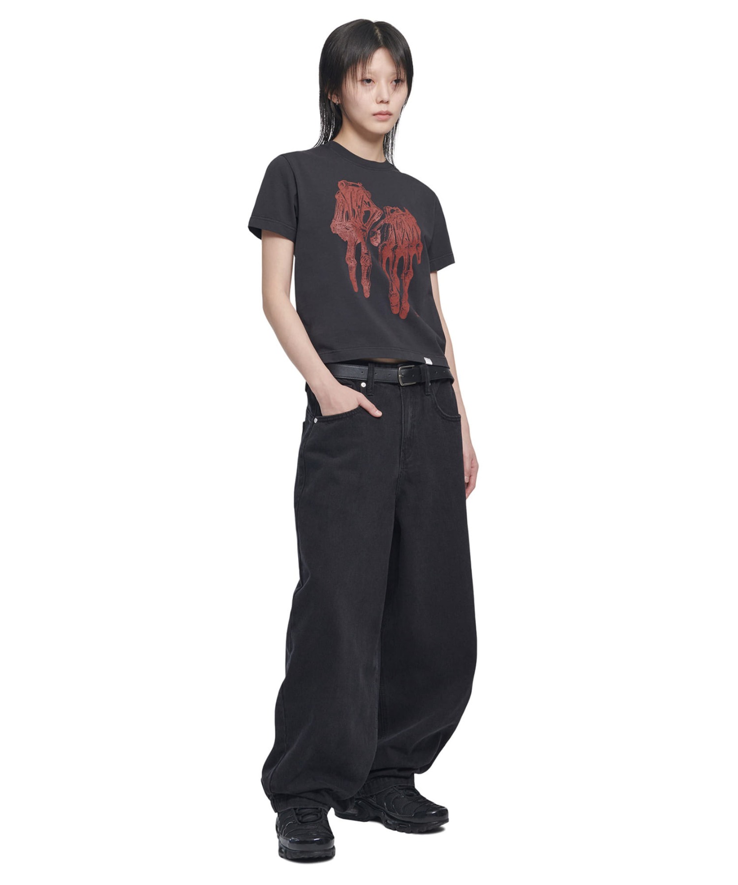 tシャツ A'GEM/9 × .kom 「NOMANUAL/ノーマニュアル」 ROBOTIC HAND NM T-SHIRT/ロボティック ハンド N A'GEM/9 × .kom 『NOMANUAL/ノーマニュアル』 ROBOTIC HAND NM T