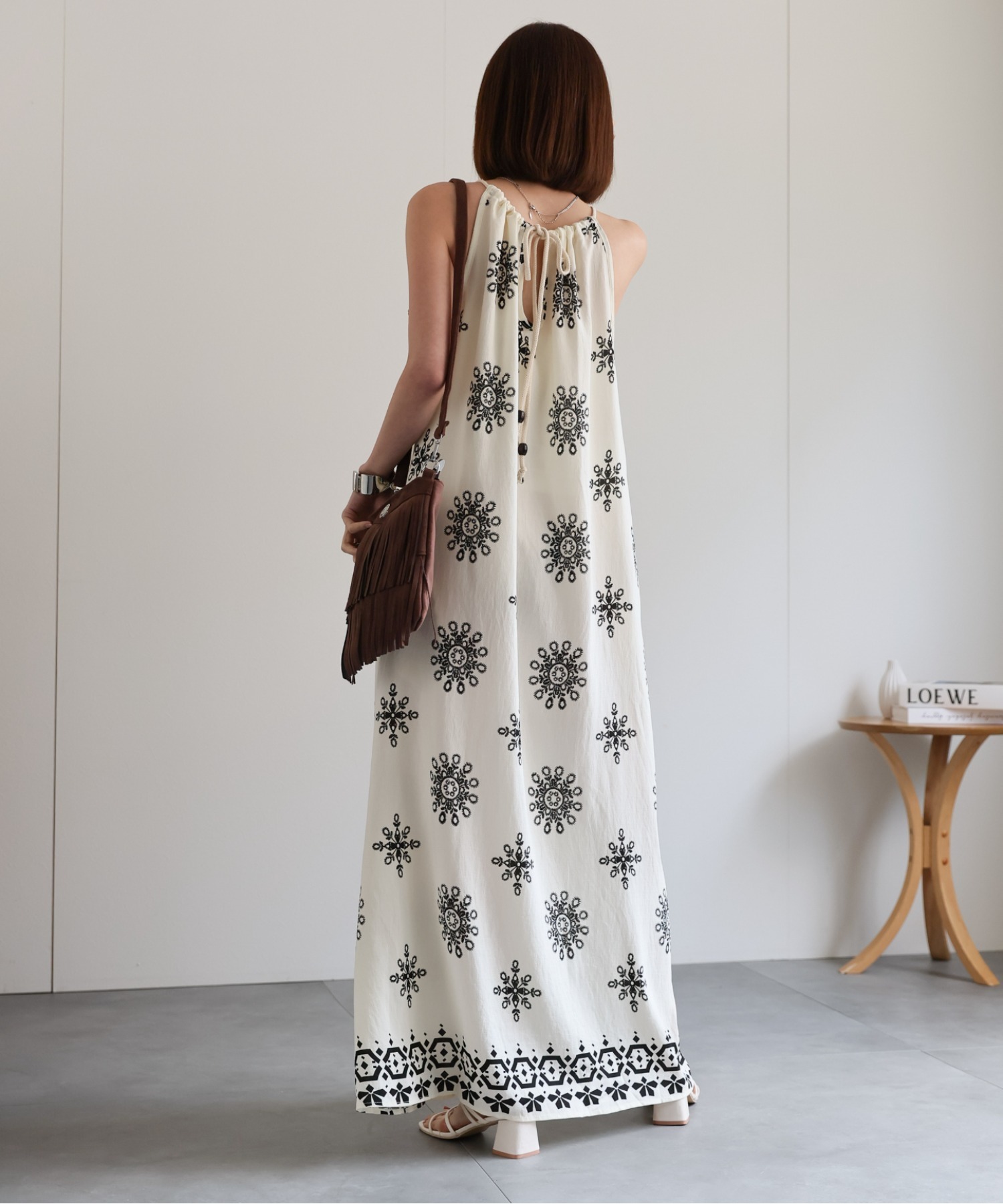 モデル：162cm  着用サイズ：F
