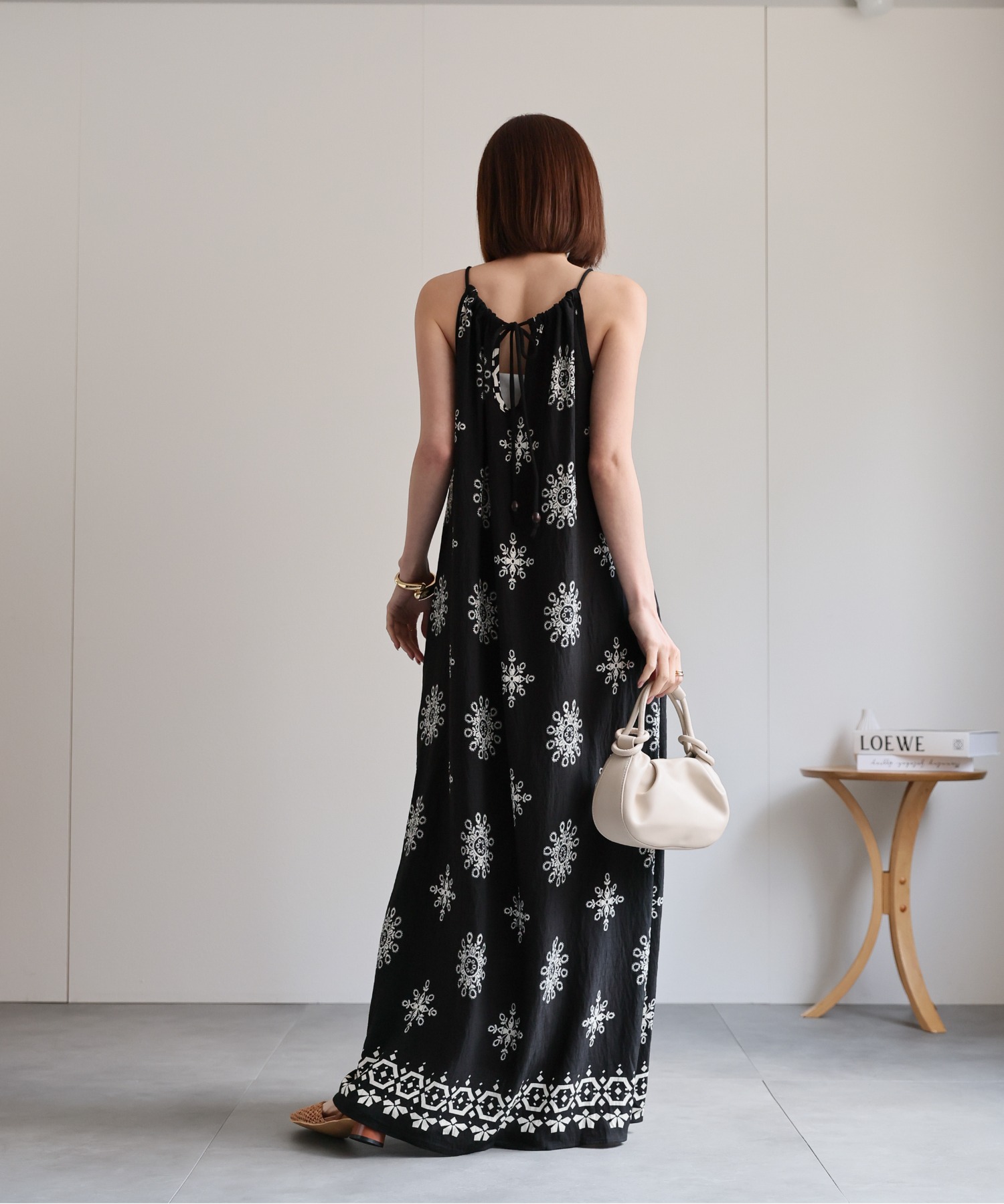 モデル：162cm  着用サイズ：F