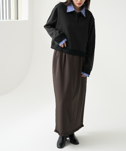 model：163cm / size：F
