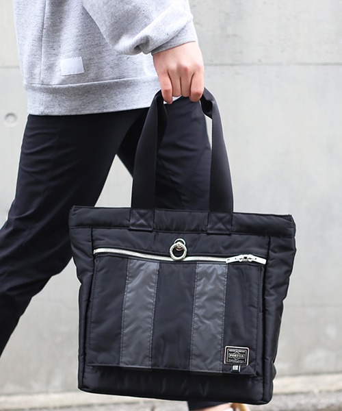 Porter アイレット トートバッグ Renewal ナイロン ブラック プレゼント 人気 シンプル 通学 吉田カバン ビジネス おしゃれ 選択 おすすめ コーデ 通勤 大学生