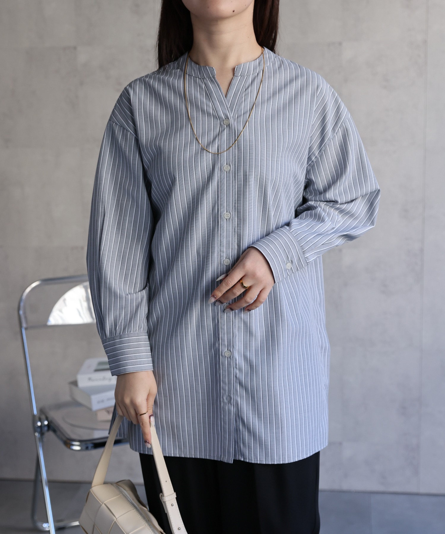 model：158cm  着用サイズ：FREE