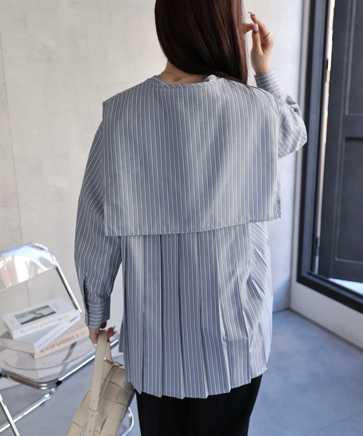 model：158cm  着用サイズ：FREE