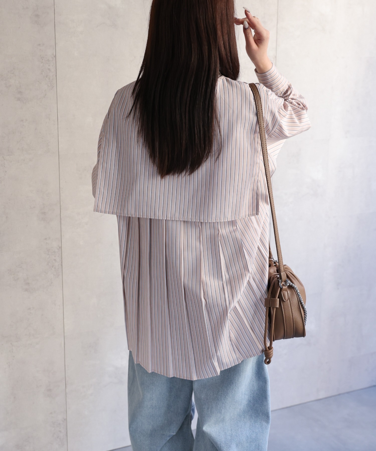 model：158cm  着用サイズ：FREE