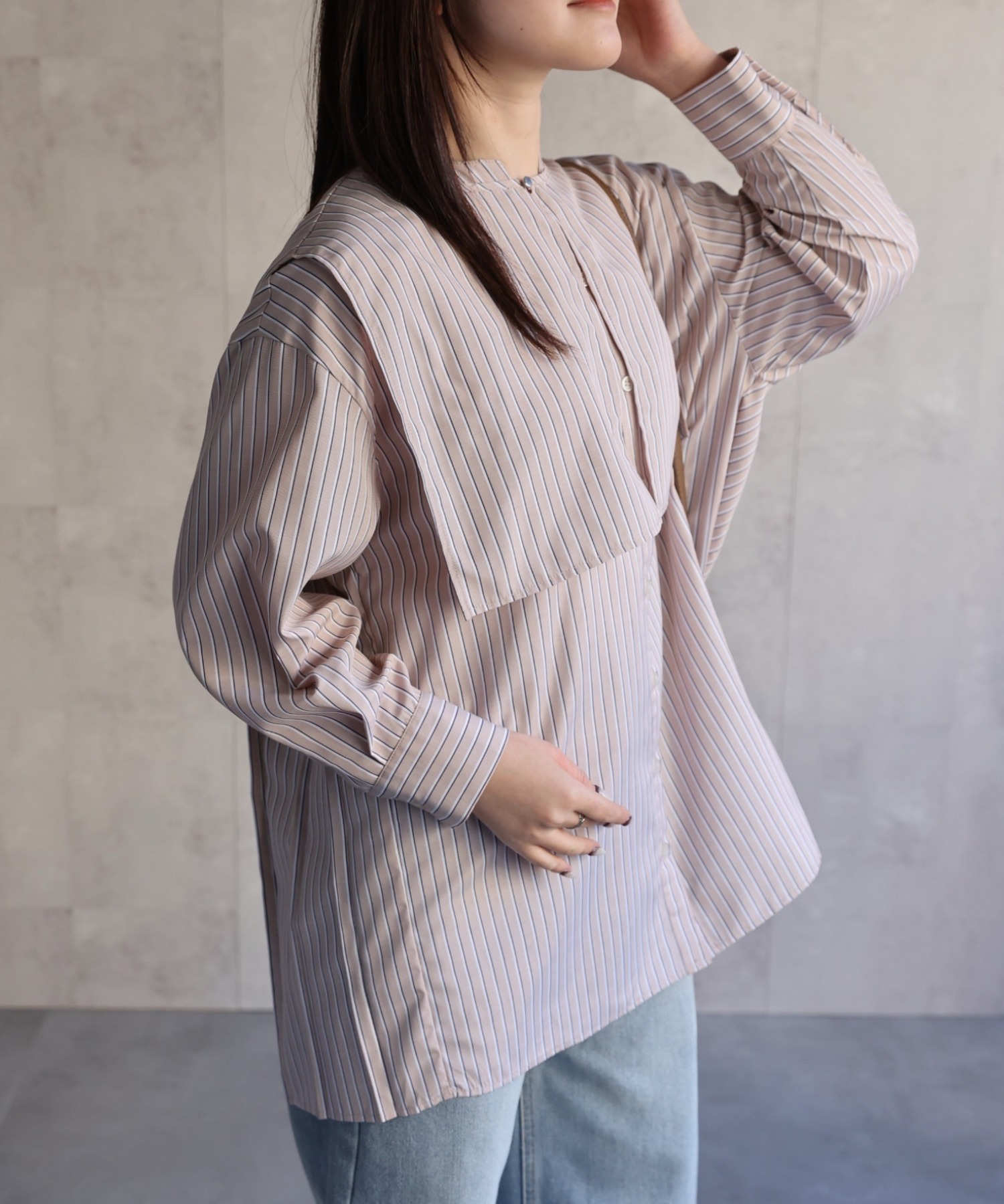 model：158cm  着用サイズ：FREE