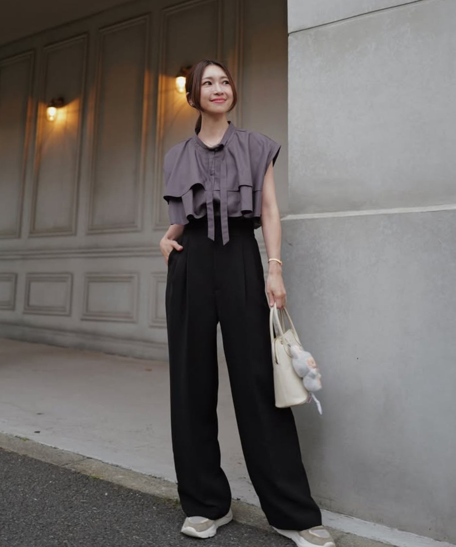 model：H156 着用サイズ：FREE