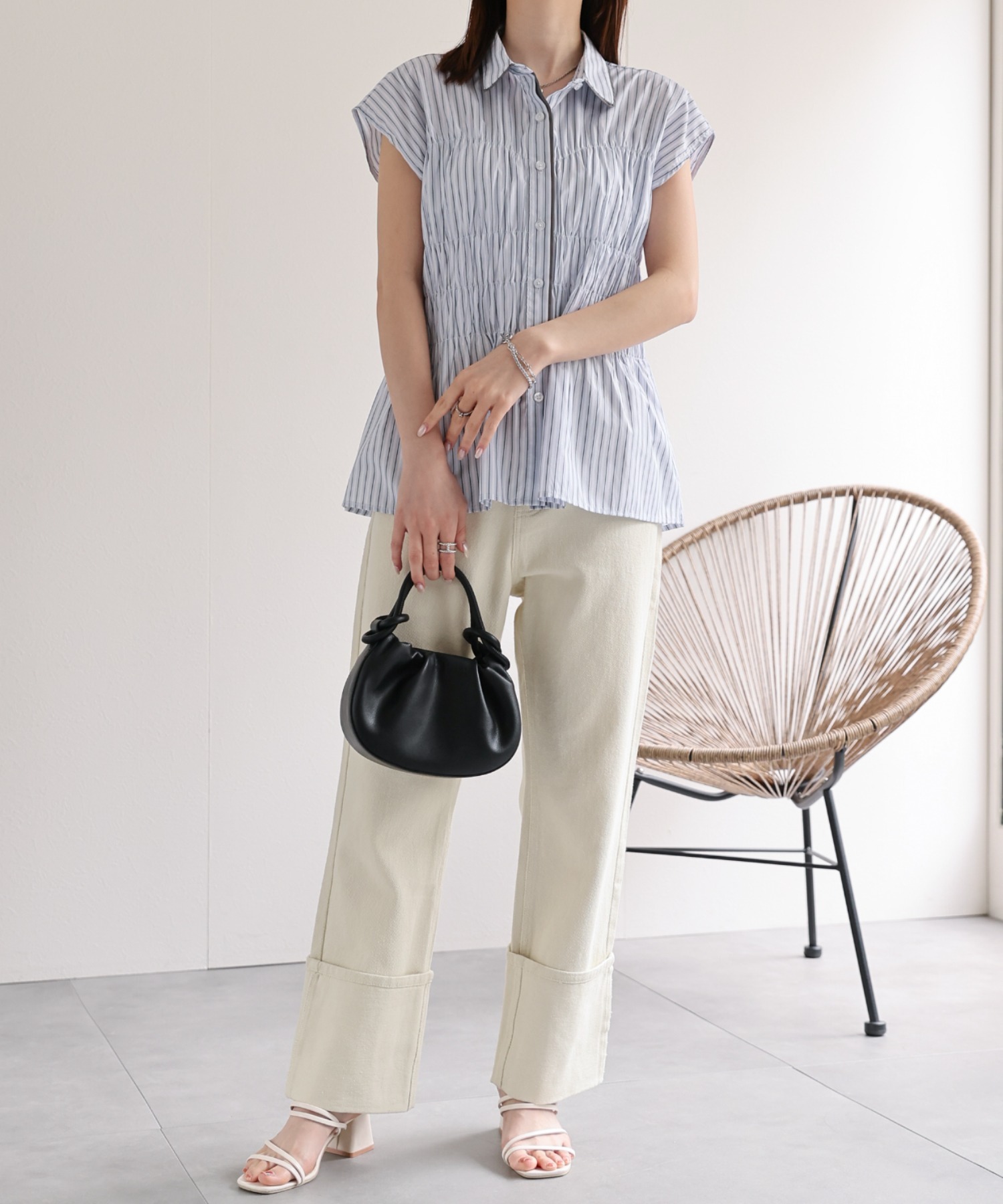 model：162㎝着用サイズ：F