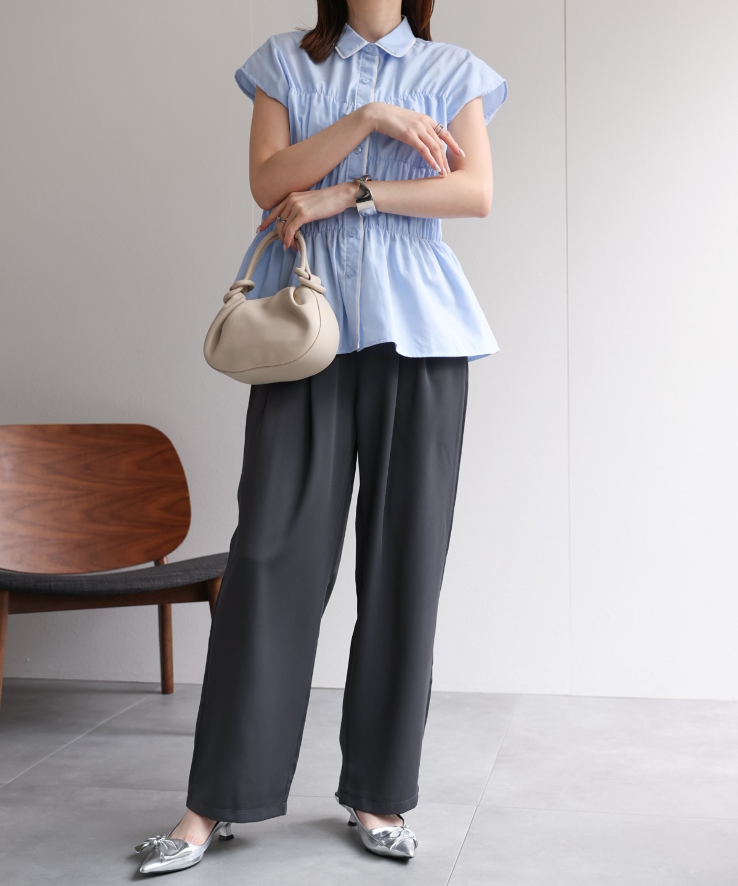 model：162㎝着用サイズ：F
