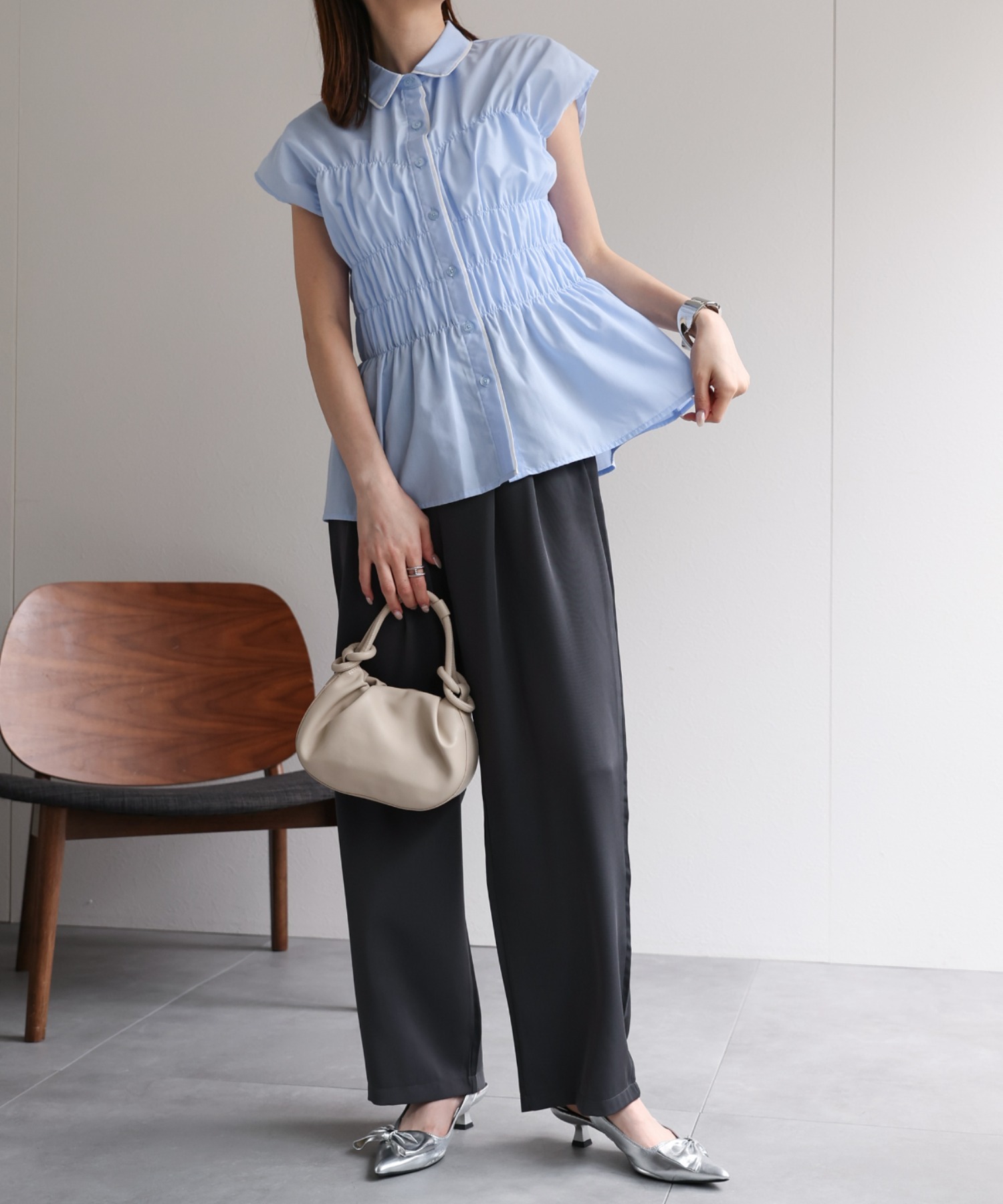 model：162㎝着用サイズ：F