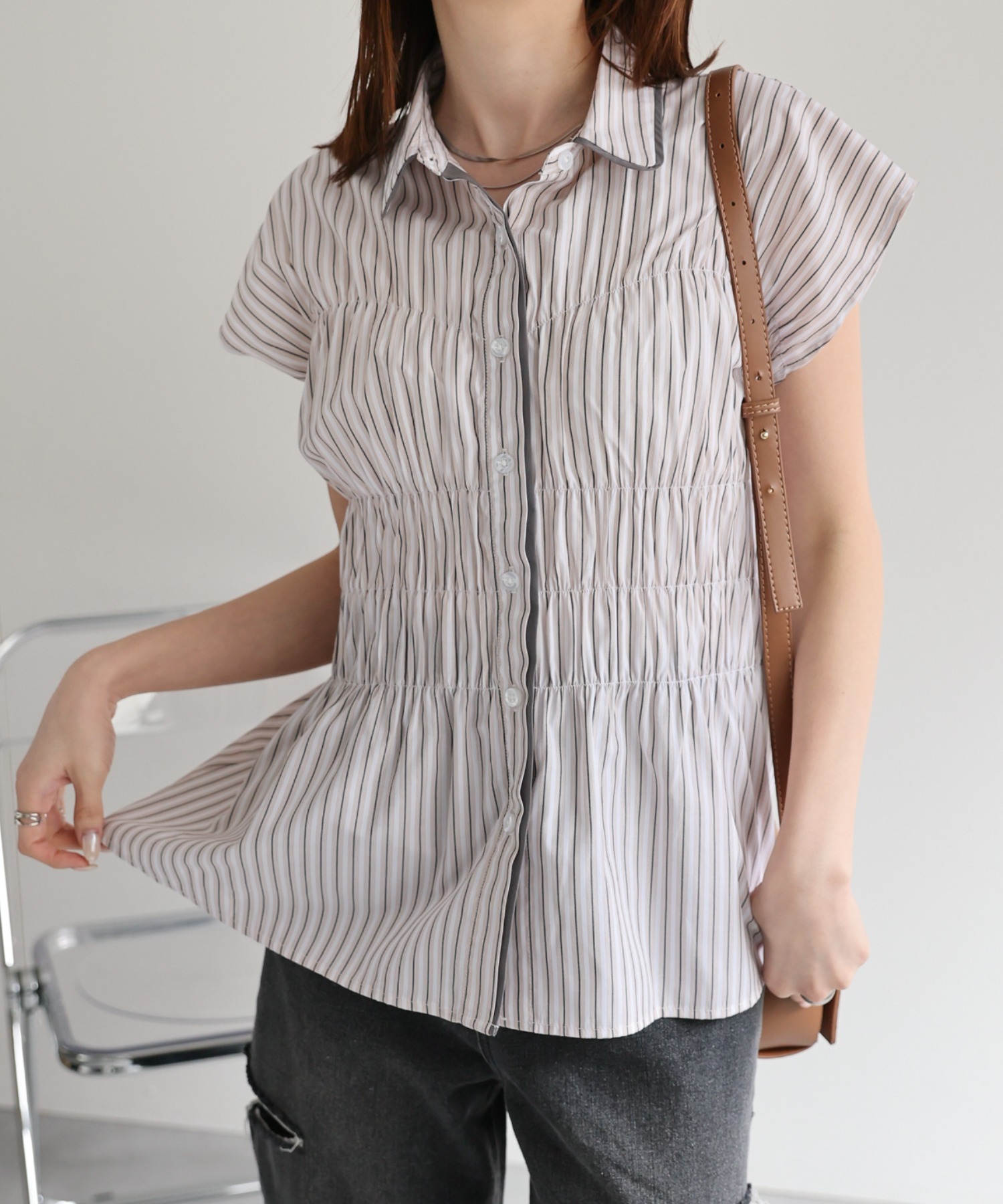 model：162㎝着用サイズ：F