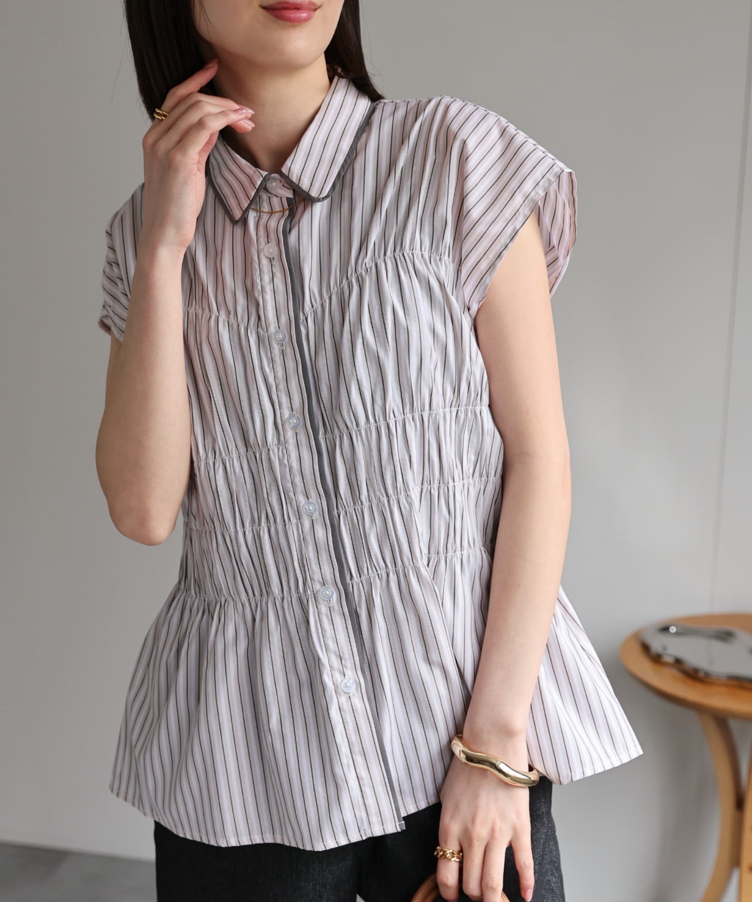 model：162㎝着用サイズ：F