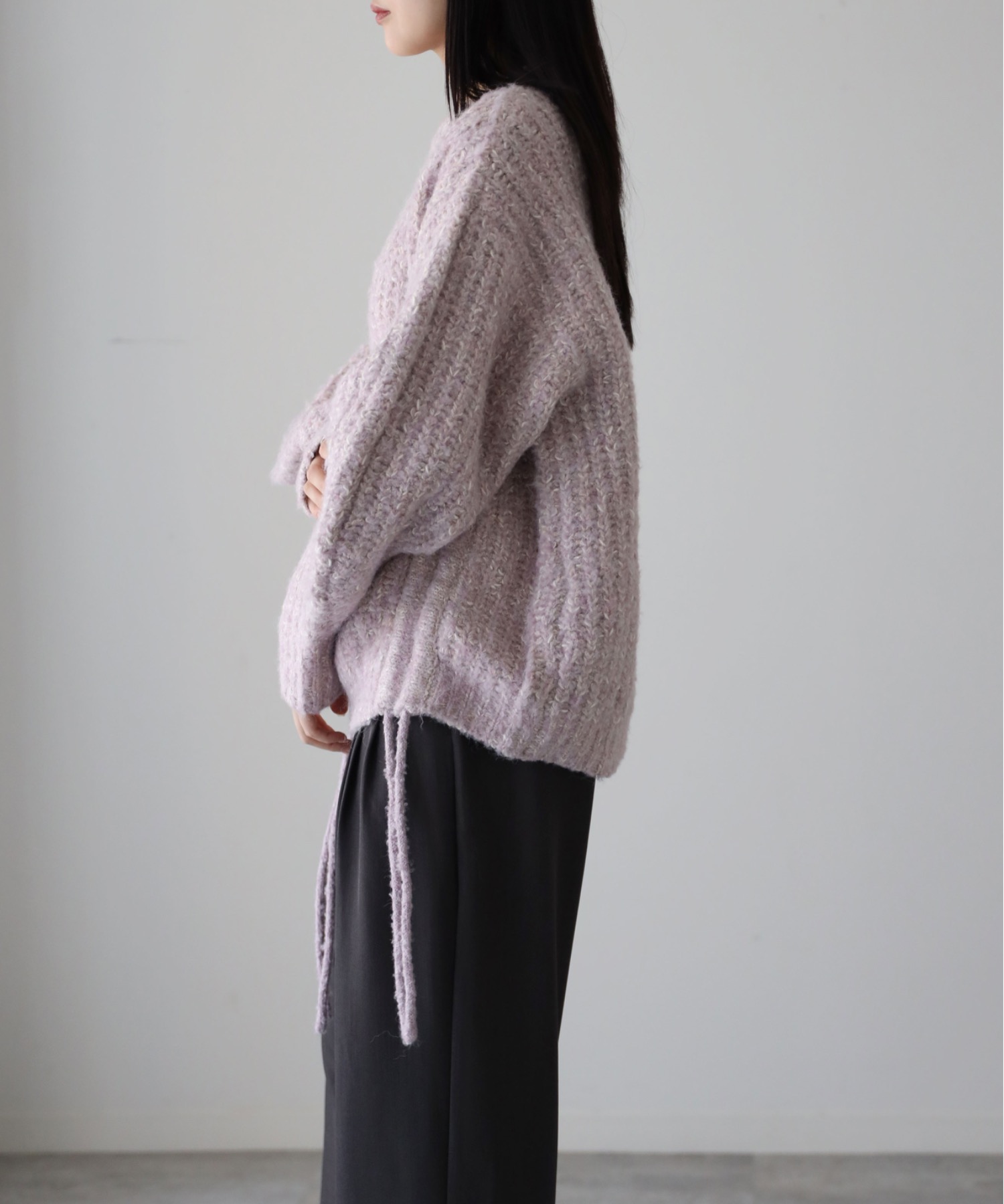 model：164cm. 着用サイズ：FREE