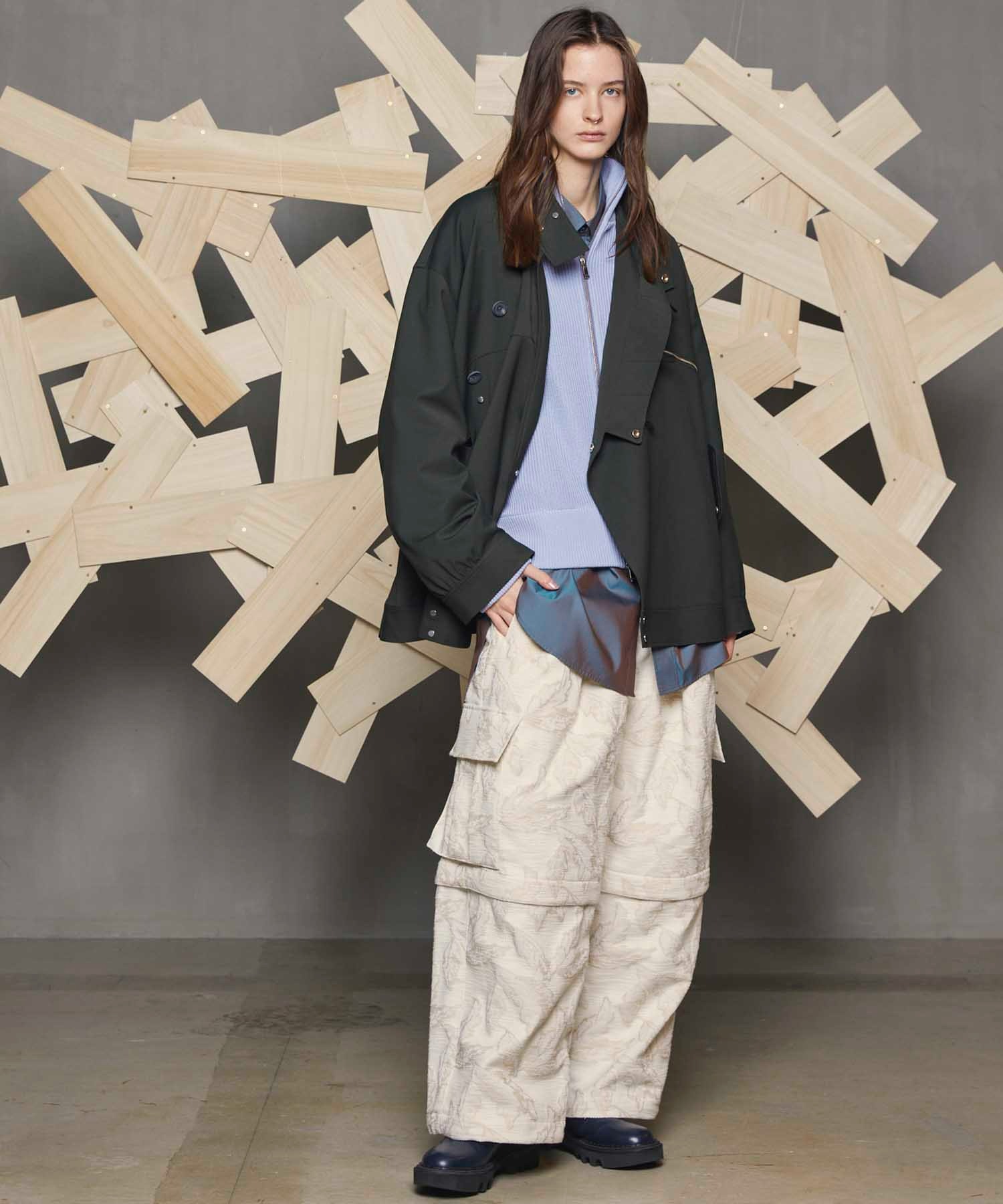 《UNISEX》Cotton Silk Prime-Over Shirt Coat/コットンシルクプライムオーバーシャツコート【MAISON SPECIAL/メゾンスペシャル】